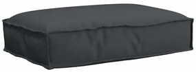 vidaXL Almofada de Palete para Assento Preta 60x40x8 cm Tecido Oxford