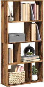 vidaXL Estante 60x20x120,5 cm derivados de madeira madeira velha