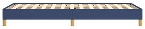 Estrutura de cama sem colchão 90x200 cm tecido azul