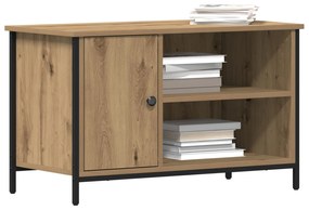 Casa de TV vidaXL Caramelo 80x40x50 cm Madeira engenheirada e Aço