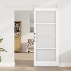 Porta Deslizante com Conjunto de Ferragens "ORKDAL" Madeira Sólida Bra