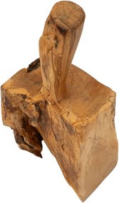 Tope de Porta em Madeira Teca – 17x13x37 cm