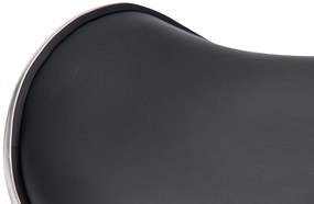 Conjunto de 2 bancos de bar Shanghai 45 x 71-91 x 45 cm Preto
