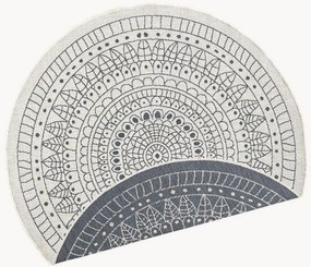 Tapete redondo reversível para interior e exterior Porto