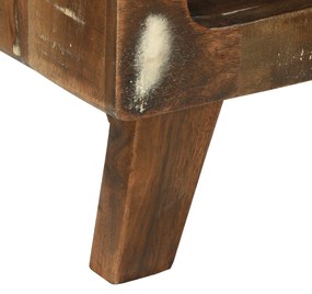 Mesa de Café 90x50x35 cm Madeira Recuperada Sólida
