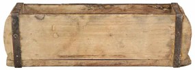Bandejas vidaXL 4 pcs 30x15x9 cm Madeira Sólida Reciclada