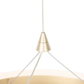 Candeeiro suspenso de latão 30 cm incl. LED regulável em 3 níveis - Lyani Design