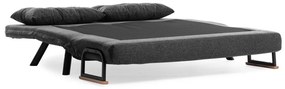 Sofá-Cama 2 Lugares Sando – Cinzento Escuro – 175 cm x 133 cm