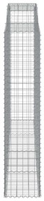 Cestos gabião arqueados 5pcs 300x50x220/240cm ferro galvanizado
