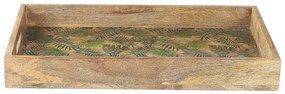 Tabuleiro decorativo em madeira clara 40 cm TYLIS Beliani