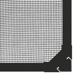 Tela anti-insetos magnética para janelas 80x140 cm antracite