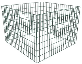 Compostor de jardim malha quadrada 100 x 100 x 70 cm
