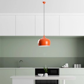 Candeeiro de Teto Patine – Laranja – Ø28 h:29 cm