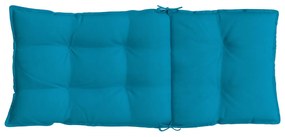 Almofadões cadeira encosto alto 2 pcs tecido oxford azul-claro