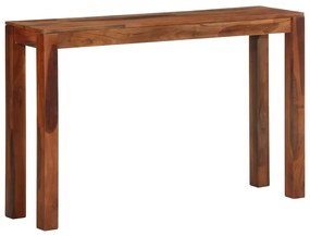 Mesa consola 120x30x76 cm madeira maciça de acácia