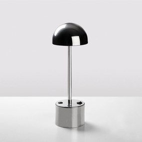 Candeeiro de Mesa Sept – Cromado – Diâmetro 10 cm Altura 29 cm