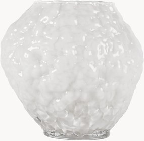 Jarra em vidro artesanal Corallo, Alt 18 cm