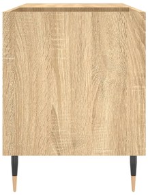 Armário p/ discos 85x38x48 cm deriv. madeira carvalho sonoma