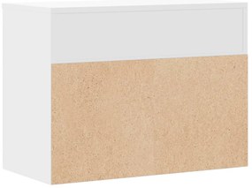 Banco sapateira 60x30x45 cm derivados de madeira branco