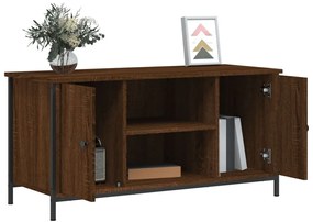 Móvel de TV 100x40x50 cm derivados de madeira carvalho castanho
