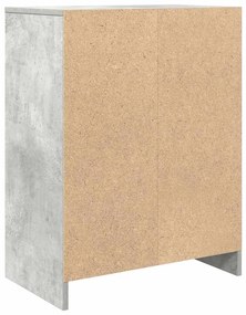 Aparador 57x34x76 cm derivados de madeira cinza cimento