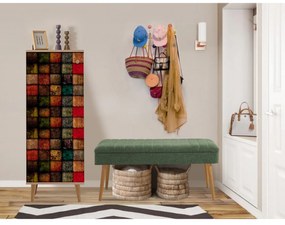 Conjunto de Mobiliário de Hall Filinta – Sonomo Green – Sapateira: 50x