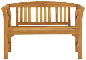 Banco de jardim 114 cm madeira de acácia maciça