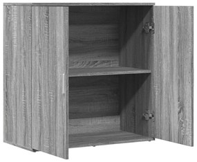 Aparador 79x38x80 cm derivados de madeira cinzento sonoma