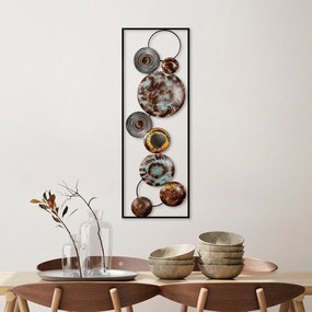 Acessório Decorativo de Parede Texturizado – Multicolor – 32 cm x 90 c