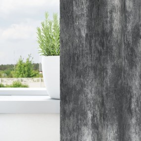 Cortinas de Veludo 2 pcs com Abas Cinza 245x140 cm