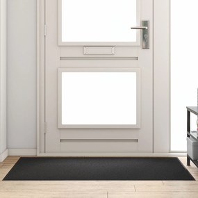 Capacho Retangular vidaXL Preto 90x150 cm