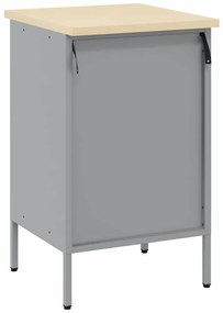 Armário de Trabalho Vermelho 50x55x85 cm Aço