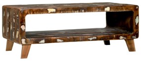 Mesa de Café 90x50x35 cm Madeira Recuperada Sólida