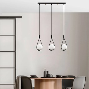 Candeeiro de Teto GMN-00008 – Preto – 70 x 15 cm