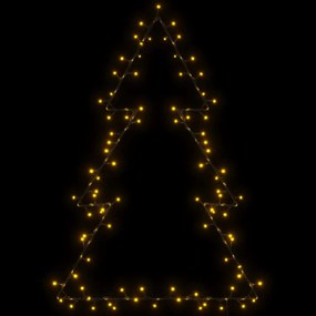 Luzes de Natal silhueta da árvore Natal 115 LEDs branco quente