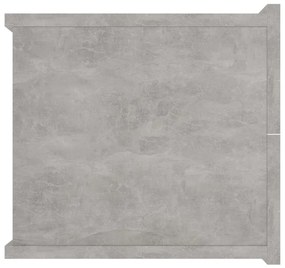 Mesas de cabeceira 2 pcs 40x30x30 cm derivados madeira cinzento