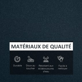 Conjunto de 14 capas de substituição para almofadas de mobiliário de jardim - 6 capas para almofadas de assento, 8 capas para almofadas de encosto azu