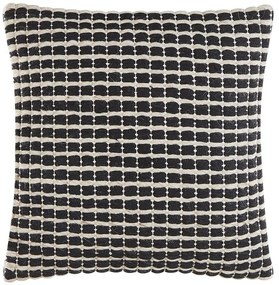 Almofada decorativa preto e branco 45 x 45 cm YONCALI Beliani