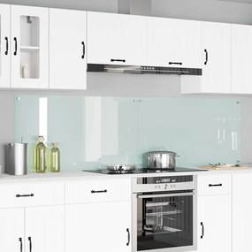vidaXL Proteção de Cozinha 2 pcs Branco 110 x 60 cm vidro temperado