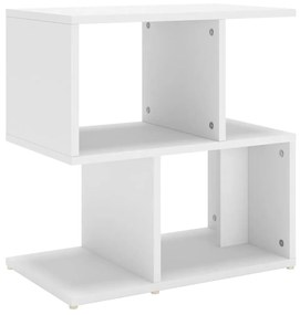 Mesa de cabeceira 50x30x51,5 cm contraplacado branco