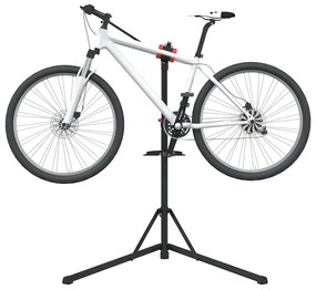 vidaXL Suporte p/ reparar bicicletas ajustável 92-152 cm aço vermelho