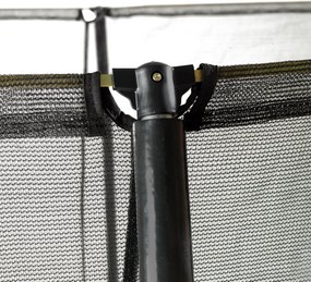 Trampolim redondo de solo Silhouette ø366 cm com rede de segurança - verde