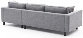 Sofá de Canto Kale – Cinzento – 258 x 83 x 181 cm