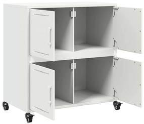 Aparador 68x39x72 cm aço branco