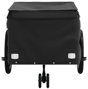 Reboque para bicicleta 45 kg ferro preto