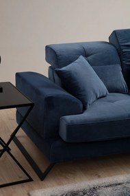 Sofá de Canto Frido – Azul Marinho – 190 cm x 304 cm