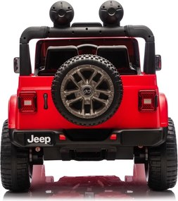 JIPE elétrico para Crianças Jeep Wrangler Rubicon LIFT  24V 4x4, Rodas de espuma EVA Vermelho