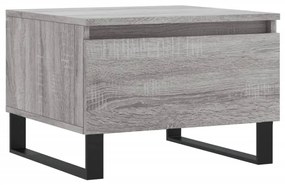 Mesa de centro 50x46x35 cm derivados de madeira cinzento sonoma
