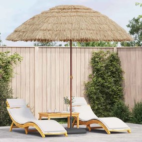 vidaXL Parasol de Praia Castanho Ø 265 x 267 cm Aço