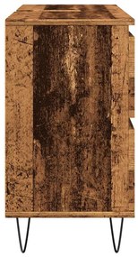 Armário casa banho 80x33x60 cm derivados madeira madeira velha